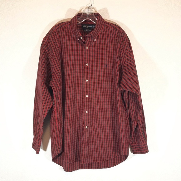 Ralph Lauren Plaid Button Front Shirt - Picture 1 of 5